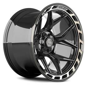 4play 9510659 4p55 Wheel 20x12 -44 6x139.7 106.1 Black Single Rim