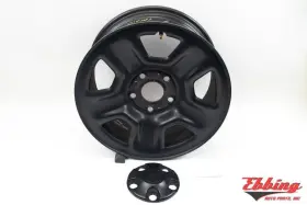 560-09220 Wheel 17x7-1/2 5 Spoke Steel Opt Wd2 Black Fits 2018-2021 Jeep Wrangler 680414