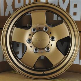 9six9 Wheels 9003d-1680-10-639-fbz 16x8 6x139.7 6x5.5 Five-3 -10 Offset Bronze 5 Spokes 3 Inch Lip 1 Single Wheel
