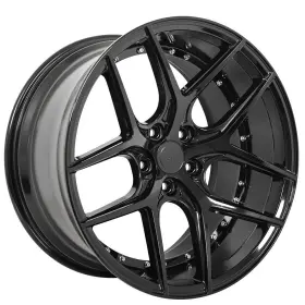 Acw023-2 Ac Wheels 20 Inch Staggered Divino Gloss Black Deep Concave Rims A13