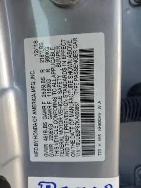 560-71827 Acura Wheel 18x7-1/2 5 V Spoke Machined Face Fits 15-21 Tlx 1079773