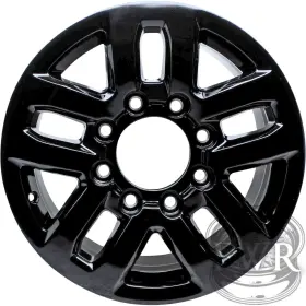 Aly05709u45n Aftermarket 18 Inch Replacement Black Wheel Rim For 2015-2019 Chevrolet Silverado 2500 3500