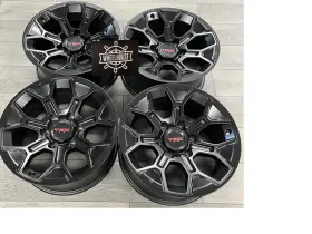 Aptr817906139701061mb Aftermarket 17x9 Toyota Trd Style Matte Black Wheels Rims 6x139.7 Tacoma 4runner Fj Cruiser