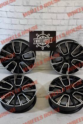 Aftermarket Bm24 20x8.5 20x9.5 Bmw Blk Machine Wheels Rims 5x120 E65 E66 F01 F02 F06 645 750li