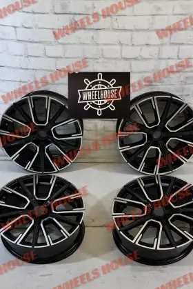 Bm24 Aftermarket 20x8.5 20x9.5 Bmw Blk Machine Wheels Rims 5x120 E65 E66 F01 F02 F06 645 750li