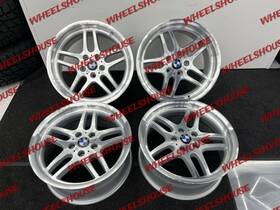 Aftermarket F-ap5610 18x8 18x9.5 Bmw M Parallel Silver Machine Wheels Rims 5x120 740il 750i E32 E38