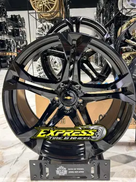 Ma1028 Aftermarket 4pc 20x10/20x11 5x120 Black Staggered Wheels Chevrolet Chevy Camaro Ss Zl1 Ls