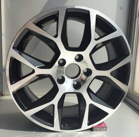 Aftermarket Products A640-bmf 18 Inch Wheels Rims For Volkswagen Vw Golf Jetta Passat Tiguan Beetle Se Atlas Gti