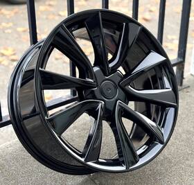 Aftermarket Products Apts518855114335641gb 18x8.5 5x114.3 5x4.5 Gloss Black Wheel Fit Tesla Model 3 Y 1