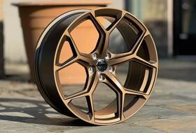 Aftermarket Products Au16209mbr 20x9 Wheels For Audi A4 A6 A5 A8 Q5 Vw Atlas Matte Bronze 20 Inch Rims Set Of 4