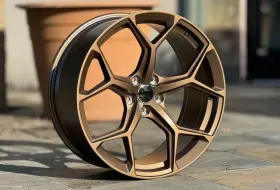 Au16209mbr Aftermarket Products 20x9 Wheels For Audi A4 A6 A5 A8 Q5 Vw Atlas Matte Bronze 20 Inch Rims Set Of 4