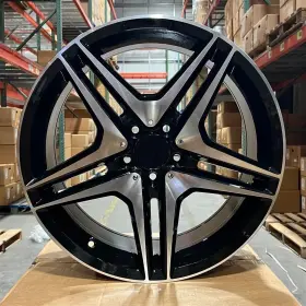 Bsd828bmf18stag45 Aftermarket Products 18 Inch Amg Style Black Wheels Rims Fits Mercedes Benz Cla Cla250 Gla Gla250