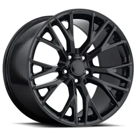 Ew591gb1885 Aftermarket Products Ew591gb1885/1910 18/19 Inch C7 Z06 Style Corvette Gloss Black Wheels Rims Fits Stingray Base 2014