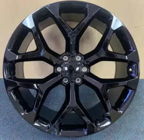 Stw3482215b Aftermarket Products 22 Inch Replica Stw348 Wheel 22x9.5 30 6x139.7 Snow Flake Black Rim Last