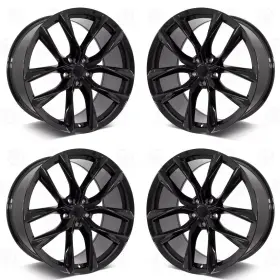 Ts220855x120gb Aftermarket Products 20x8.5 Wheels For Tesla Model S 20 Inch Gloss Black Rims 5x120 35 Set Of Four