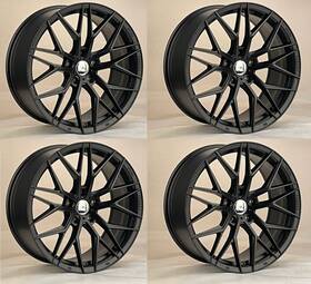 Aftermarket Products W1606-sb1985.35.5.114-i 4 Pcs 19 Inch Wheels 19x8.5 5x114.3 Et35 73.1 Black For Honda Accord Camry Gs300