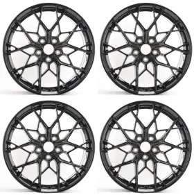 W537-gb1985.35.5.114-i Aftermarket Products 19 Inch Wheels 19x8.5 5x114.3 35 Cb 73.1 Gloss Black Rims For Honda Accord Lexus