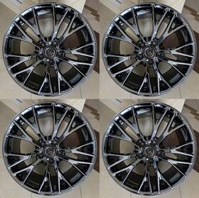 Aftermarket Products W591-bc 19 Inch / 20 Wheels Rims For Chevy Corvette C6 And C7 Zl1 Zr1 Stingray Black Chrome