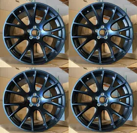 W598-sb2090.20.5.115-a Aftermarket Products 20 Inch Wheels Fits Dodge Charger Challenger Chrysler C300 20x9 Matte Black Set 4