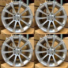 Aftermarket Products W711-hs 19 Inch Silver Wheels Rims For Bmw And Mercedes - 5x112 230i M240i C43 C63 M760i E300