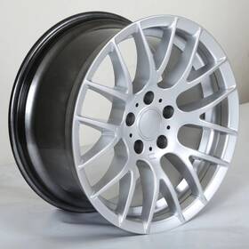 Aftermarket Products W725-hs1890.35.5.120-a 18 Inch M3 Csl Style Silver Wheels Rims Fits Bmw 5x120 18x9 35 Aggressive Fitment