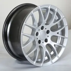 W725-hs1890.35.5.120-a Aftermarket Products 18 Inch M3 Csl Style Silver Wheels Rims Fits Bmw 5x120 18x9 35 Aggressive Fitment