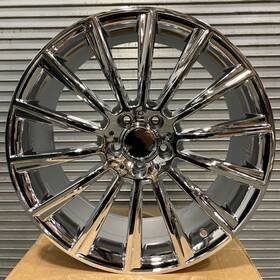Aftermarket Products W813-c 22 Inch S580 Amg Style Chrome Wheels Rims Fits Mercedes Benz Cl500 Cl550 Cl55 Gls