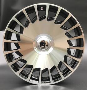 Aftermarket Products W835-bmf 4 Wheels 20x8.5 Black Machined Maybach Amg Style Rims For Mercedes Benz 5x112