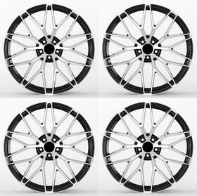 Aftermarket Products W864-bmf 22 Inch Rs Spyder Style Staggered Wheels Rims Fits Porsche Cayenne S Gts Turbo