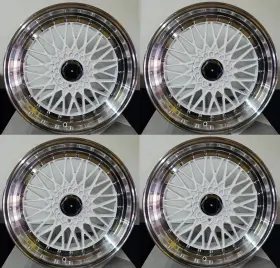 S1880.35.5.113.120-a Aftermarket Products W883-wml 18 Inch Wheels 18x8 35 5x114.3 White Rs Style For Honda Accord Camry Is300 Set 4