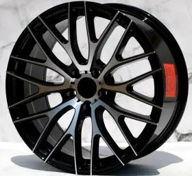 W008-bmf1985 Aftermarket 19x8.5 Inch Ipw Black Machined Wheels Rims Acura Tsx Tl Honda Crv Odyssey 5x113