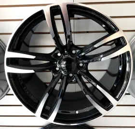 W1121-bmf1985-1995 Aftermarket 4pc 19x8.5/9.5 Inch Black Wheels Rim Fit 1 Series 3 4 5 Z4