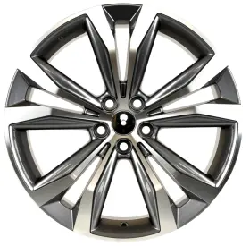 W247-gmf2080 Aftermarket 20x8 Inch Premium Gunmetal Machined Wheels Rims Lexus Rx350 Rx400 Rx450 Rx300