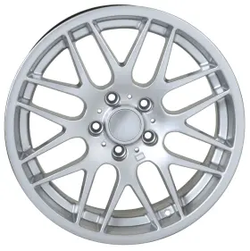 W703-hs1880 Aftermarket New 18x8 Hyper Silver M3 Csl Style Rims Wheels Fits 328i 335i