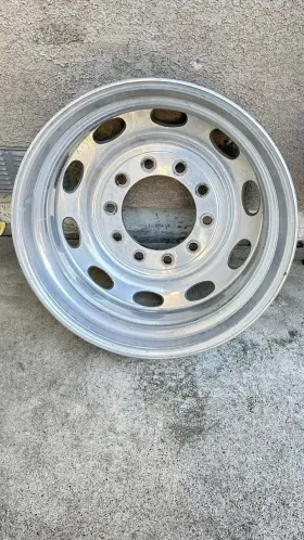 986652 Alcoa Four Peterbilt Oval 24.5 X 8.25 Hub Pilot Aluminum Wheels