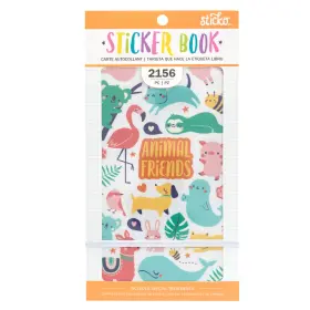 86sb-92 American Crafts Sticko Sticker Book 4.75 Inch X9 -animal Friends - 86sb-92 American Crafts Sticko Sticker Book 4.75 Inch X9 -animal Friends -