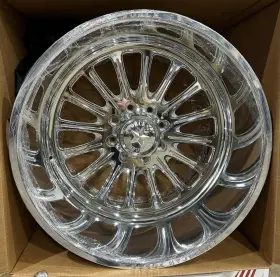 24128180-44af9fp American Force Wheels 4-24x14 Lexar Polished 8x6.5 8x180 8x170