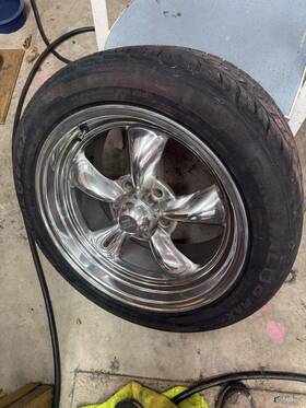 American Racing 1234567 4 Wheels And General Gmax Tires With 50 Percent Tread