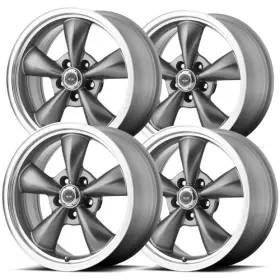 Ar105m7873a American Racing Set-4 Ar105 Torq Thrust M 17x8 5x5 Inch 0mm Gunmetal Wheels Rims