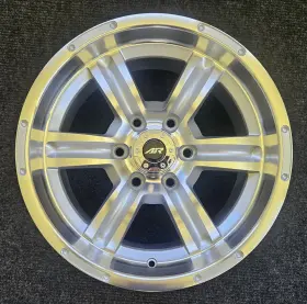 Ar120320620 American Racing 17 Inch X 8 Wheel 6 Spoke Machined / Silver Rim New