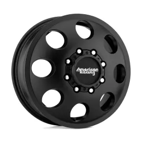 Ar204765827111 American Racing 1 New 17x6.5 Baja Dually Satin Black Front 8x200
