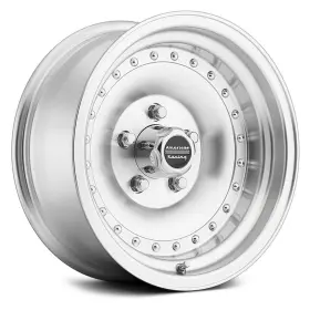 Ar615761 American Racing Ar61 Outlaw 1 1pc Wheel 15x7 -6 5x120.65 Silver Single Rim
