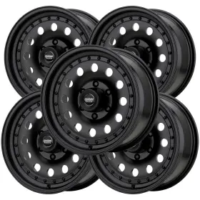 Ar625883b American Racing Set Of 5 Ar62 Outlaw Ii 15x8 6x5.5 Inch -19mm Black Wheels Rims
