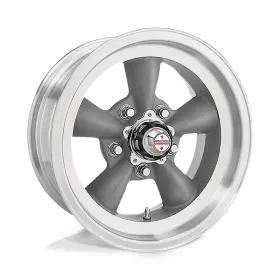 Vn1056865 American Racing Vintage Vn105d 16x8 5x4.5 Gray Mach-lp -12mm