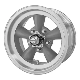 Vn1055461 American Racing Torq Thrustd Thrust Gray Mach Lip 15x4.5 Rim 5x4.75-15 Ea