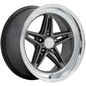 Vn514ad18105012 American Racing Vn514 Groove 18x10 5x5 Inch 12mm Gunmetal Wheel Rim 18