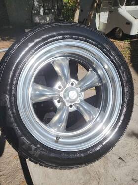 American Racing Vn5157866 Vn515 Polished Torq-thrust Ii 17x8 5x114.3bc 4.81bs #vn5157866