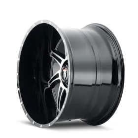 At162-22281bm-44 American Truxx Vortex At162 8x165.1 22x12-44 Black/machined