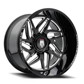 At1916-22281m American Truxx Butcher At1916 8x165.1 22x12-51 Black/milled