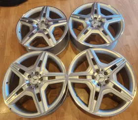 A2514012102 Amg Set Of 4 Mercedes R Mlm Gl Machined Oem Alloy Wheels Rims 20x8.5 2006-2015
